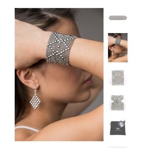 Liquid Metal snap bracelet